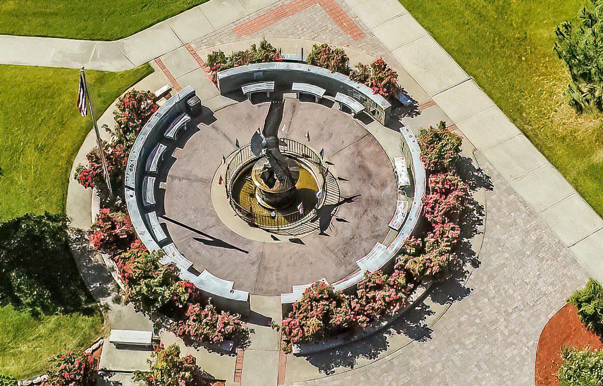 Fountain of Honor at the Wallowa County Courthouse