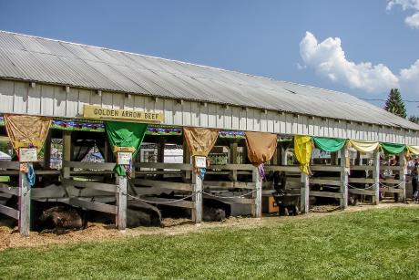 Wallowa County Fair Livestock Stalls