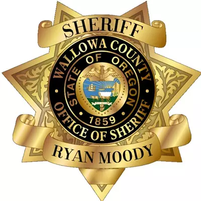 Wallowa County Sheriff Ryan Moody Badge