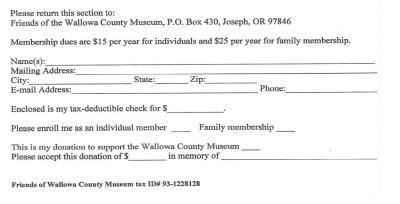 Wallowa County Museum