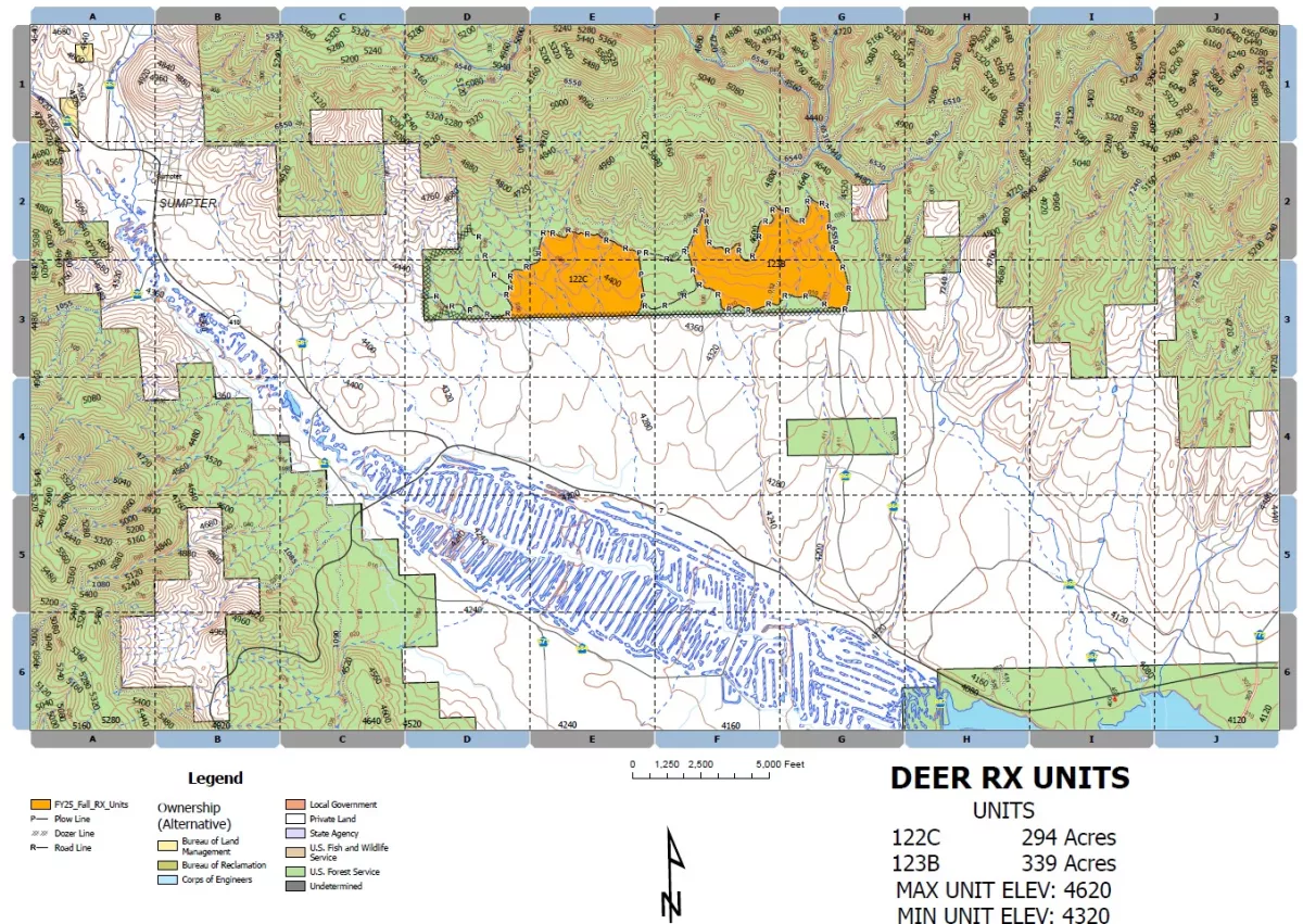 Burn map