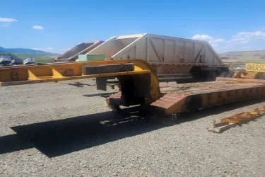 Image of left side of lowboy