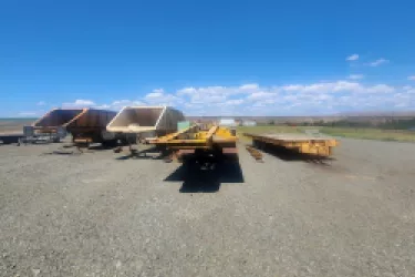 Image of lowboy trailer